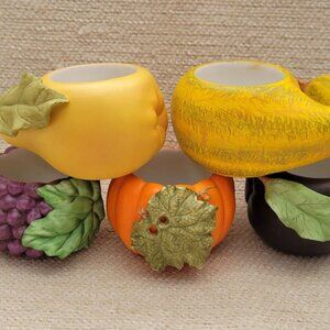 PartyLite Harvest Medley Candle Holders | Party Lite Votive or Tealight Holders